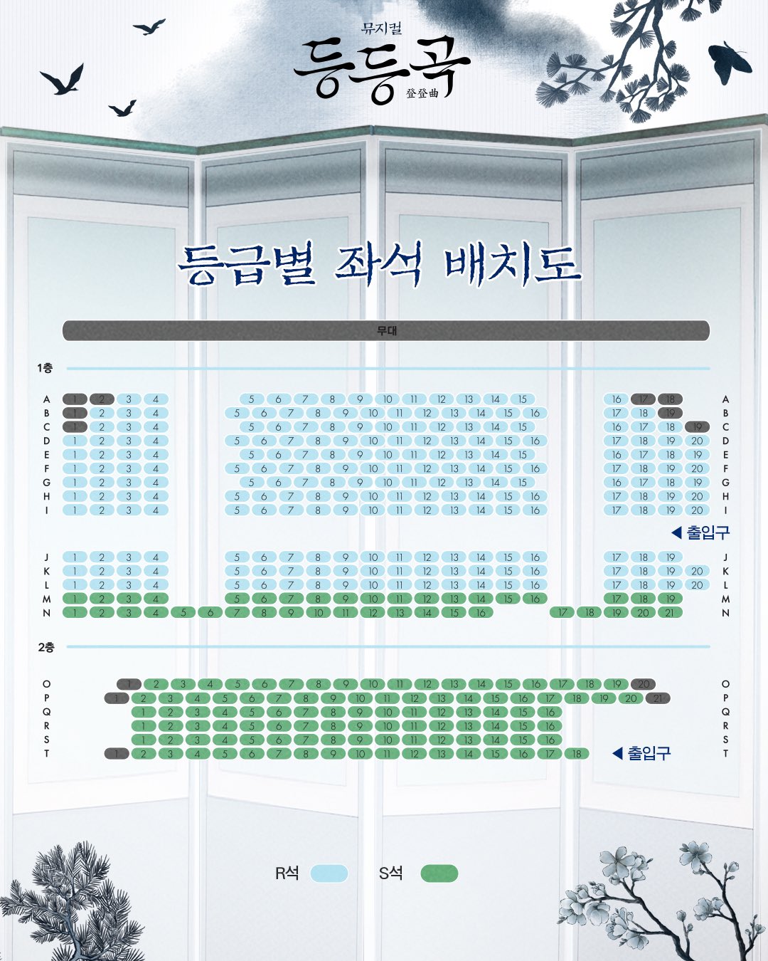 등등곡 등급별 좌배도