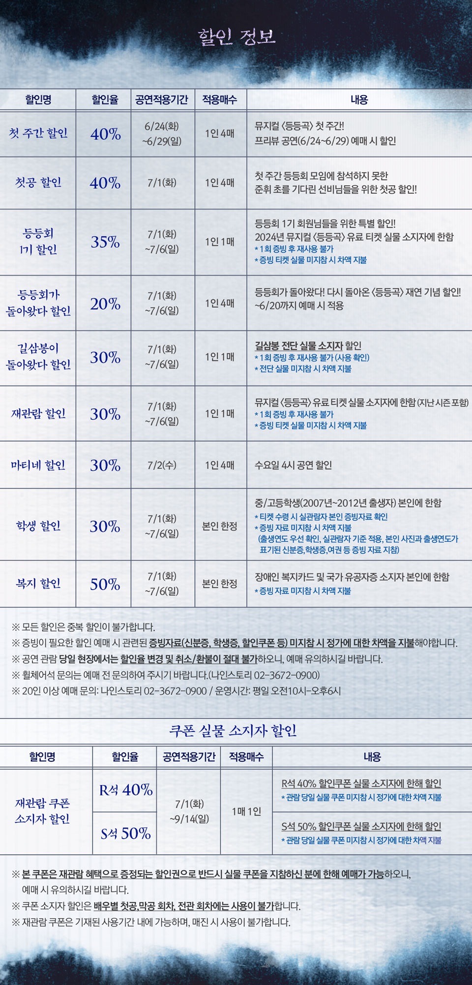 등등곡 할인